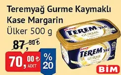 TEREMYAĞ GURME KAYMAKLI KASE MARGARİN 500 G